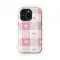 Valentines day pink plaid gingham Phone Case iPhone Samsung Cover Pixel 3908 - Image 1