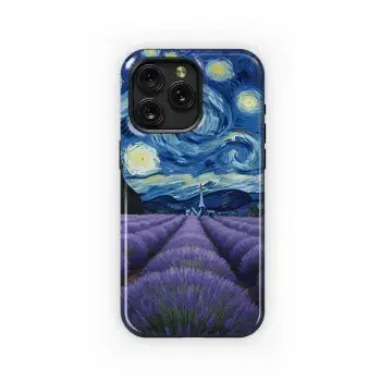 Van Gogh Dreamy Lavender Field Phone Case iPhone Samsung Cover Pixel 2416 - Image 1