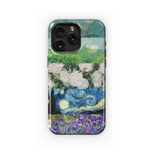 Van Gogh Masterpiece Mosaic
 Phone Case iPhone Samsung Cover Pixel 6111