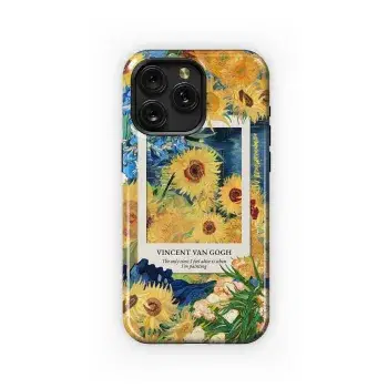 Van Gogh's Sunflowers Bloom.
 Phone Case iPhone Samsung Cover Pixel 4983 - Image 1