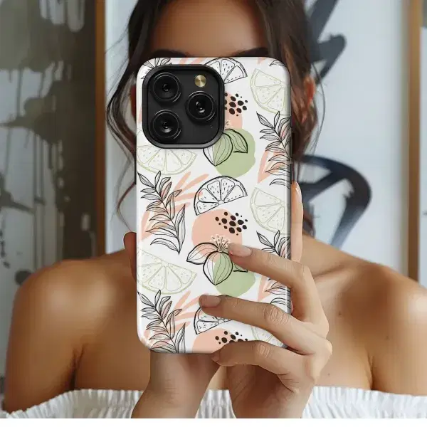 Verdant Leaf and Vine Pattern Phone Case iPhone Samsung Cover Pixel 5281 - Image 1