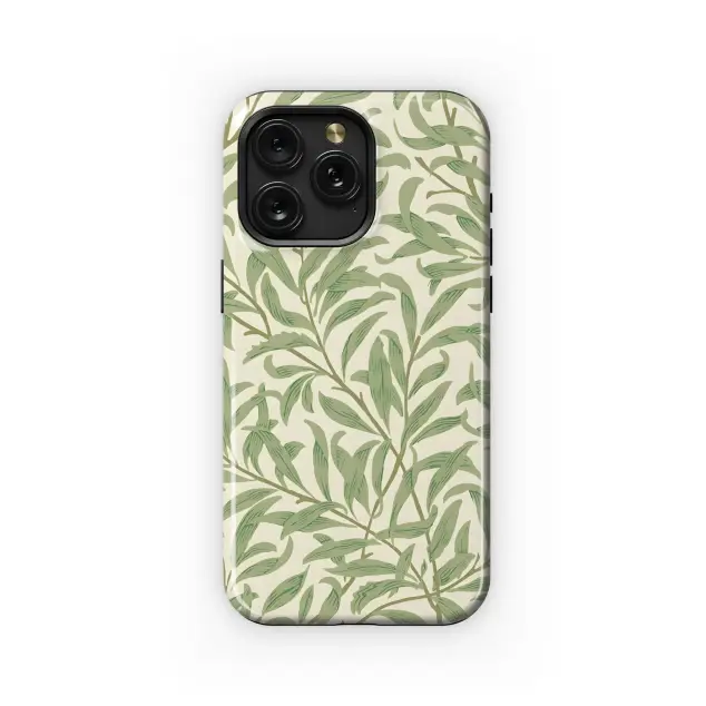 Verdant Leaf and Vine Pattern Phone Case iPhone Samsung Cover Pixel 5281