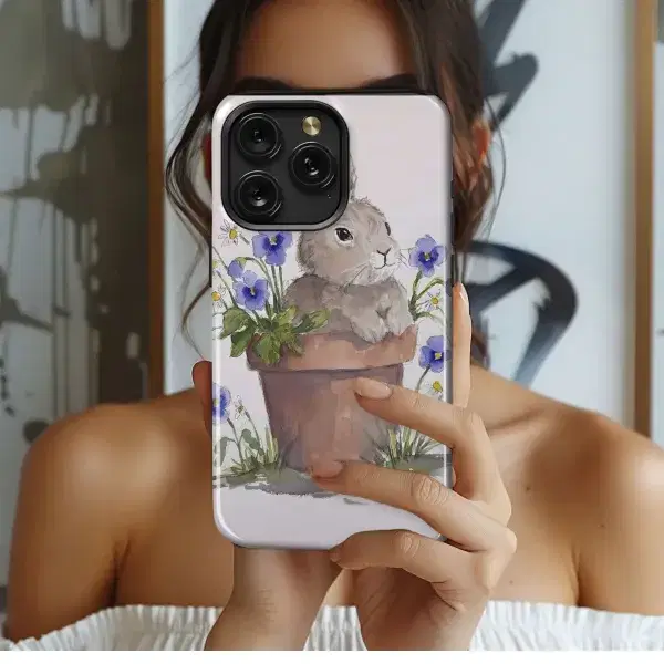 Vibrant Artistic Floral Watercolor Pattern Phone Case iPhone Samsung Cover Pixel 5426 - Image 1