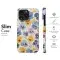 Vibrant Blue Yellow Purple Pansies Phone Case iPhone Samsung Cover Pixel 5406 - Image 7