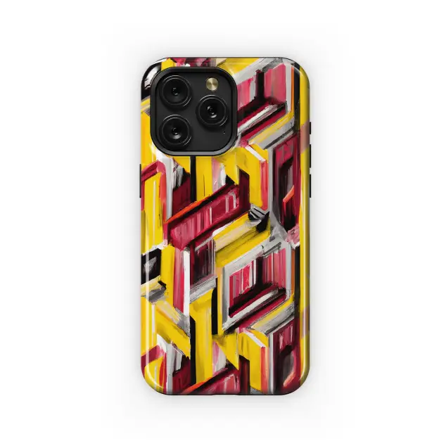 Vibrant Geometric Print Phone Case iPhone Samsung Cover Pixel 3314