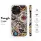 Vibrant Geometric with Animal Skin Textures Phone Case iPhone Samsung Cover Pixel 2926 - Image 6