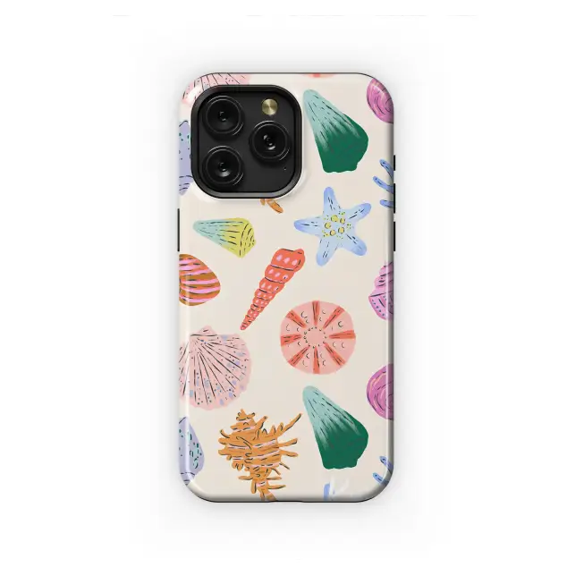 Vibrant Seaside Treasures Art Pattern Phone Case iPhone Samsung Cover Pixel 7565
