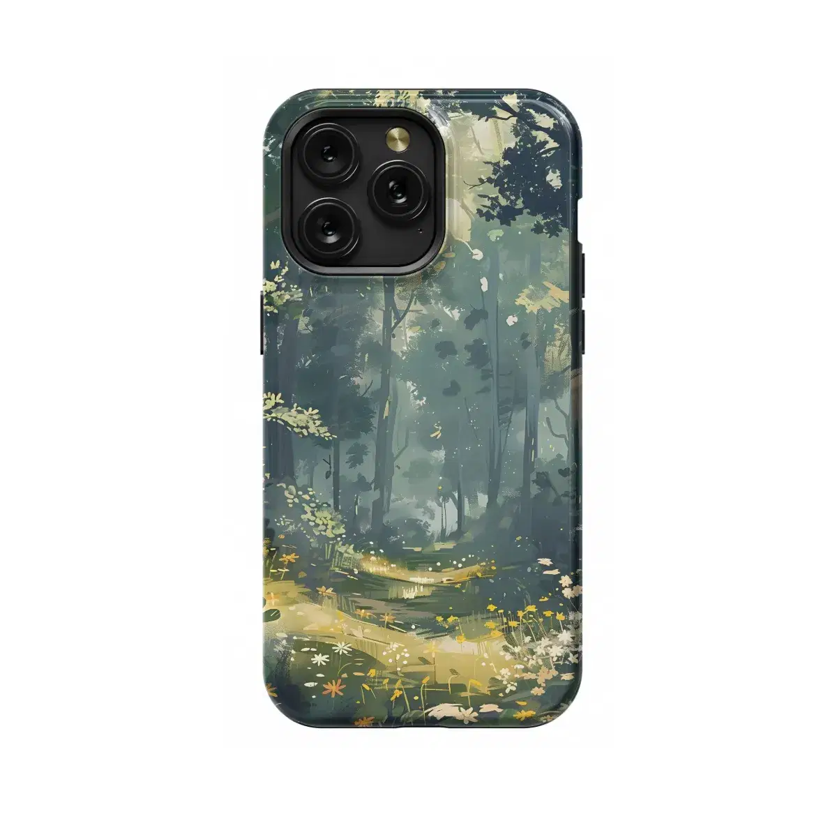 Vibrant Summer Forest Phone Case iPhone Samsung Pixel & More 288 - Image 1