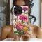 Vibrant Zinnia Garden Vintage Floral Illustration Phone Case Cover for iPhone 17 Pro Max 16 15 13 Samsung S25 S24 Pixel 8414 - Image 2