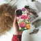 Vibrant Zinnia Garden Vintage Floral Illustration Phone Case Cover for iPhone 17 Pro Max 16 15 13 Samsung S25 S24 Pixel 8414 - Image 4