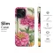 Vibrant Zinnia Garden Vintage Floral Illustration Phone Case Cover for iPhone 17 Pro Max 16 15 13 Samsung S25 S24 Pixel 8414 - Image 7