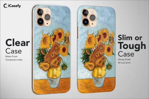 Vincent van Gogh Phone Case Aesthetic Famous Art Cover II - Image 1