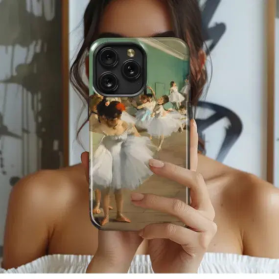 Vintage Ballet Painting Phone Case iPhone Samsung Cover Pixel 2405 - Image 1