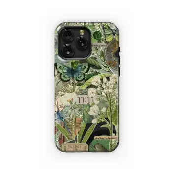 Vintage Botanical Collage Art Phone Case iPhone Samsung Cover Pixel 5003 - Image 1