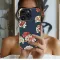 Vintage Carnation Garden at Midnight Phone Case iPhone Samsung Cover Pixel 7003 - Image 2