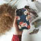 Vintage Carnation Garden at Midnight Phone Case iPhone Samsung Cover Pixel 7003 - Image 4