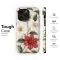 Vintage Crimson & Cream Floral Garden Phone Case iPhone Samsung Cover Pixel 7375 - Image 6