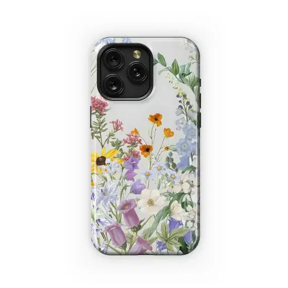 Vintage Floral Garden Design Phone Case iPhone Samsung Cover Pixel 4947 - Image 1