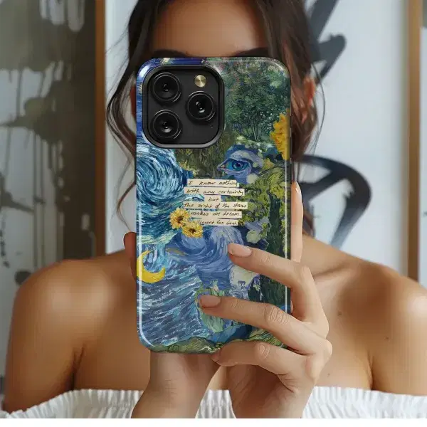 Vintage Floral Garden Design Phone Case iPhone Samsung Cover Pixel 4947 - Image 1