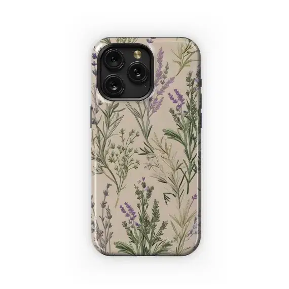 Vintage Lavender Herbarium Phone Case iPhone Samsung Cover Pixel 4907 - Image 1