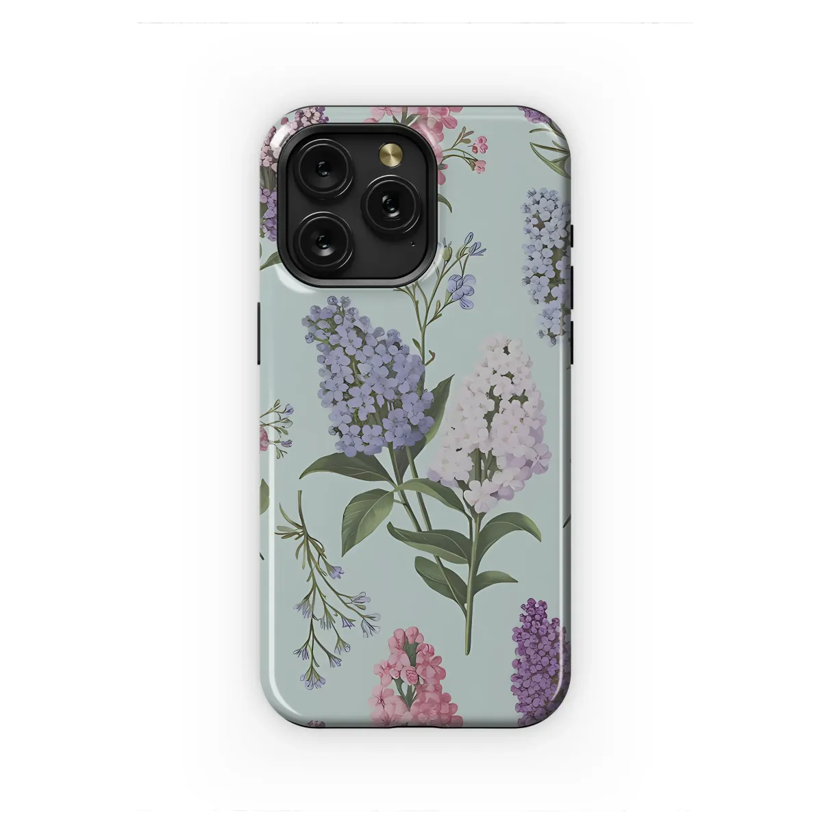 Vintage Lilac Garden Dream Design Phone Case iPhone Samsung Cover Pixel 7974 - Image 1