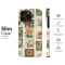 Vintage Orange Floral Postage Stamp Illustration Phone Case Cover for iPhone 17 Pro Max 16 15 13 Samsung S25 S24 Pixel 9169 - Image 7