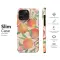 Vintage Peach Blossom Fruit Illustration with Gold Accents Phone Case Cover for iPhone 17 Pro Max 16 15 13 Samsung S26 S25 Pixel 9752 - Image 7