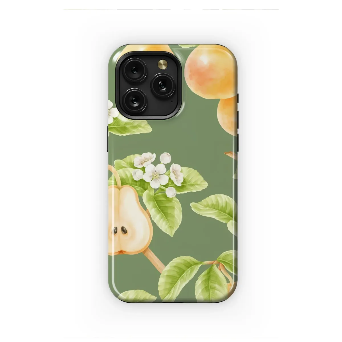 Vintage Pear Blossom Garden Design Phone Case iPhone Samsung Cover Pixel 7579 - Image 1