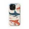 Vintage Shark Frenzy Ocean Art Phone Case iPhone Samsung Cover Pixel 7433 - Image 1
