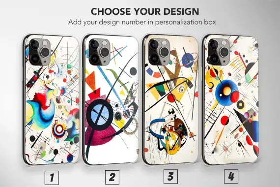 Wassily Kandinsky Abstract Painting Art Phone Case Cover - Image 1