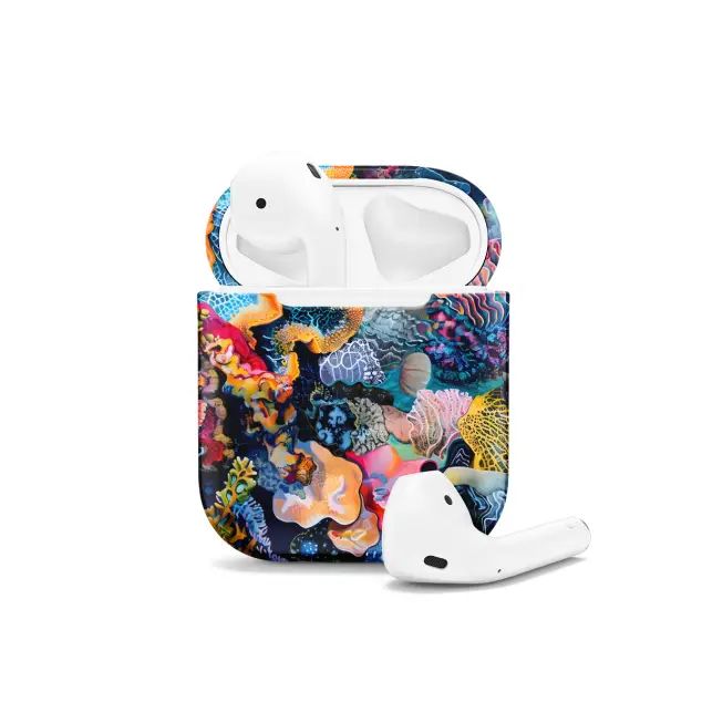 Watercolor Abstract Coral Reef AirPods Case AirPods Pro AirPods Pro 2 AirPods 3 AirPods 2 Glossy 1467