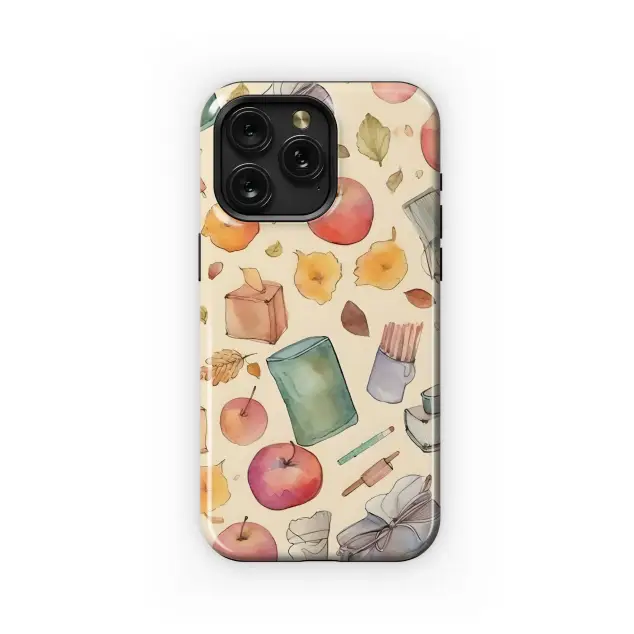 Watercolor Autumnal Study Pattern Phone Case iPhone Samsung Cover Pixel 5172
