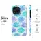 Watercolor Blue Purple Floral Pattern Phone Case iPhone Samsung Cover Pixel 5230 - Image 7