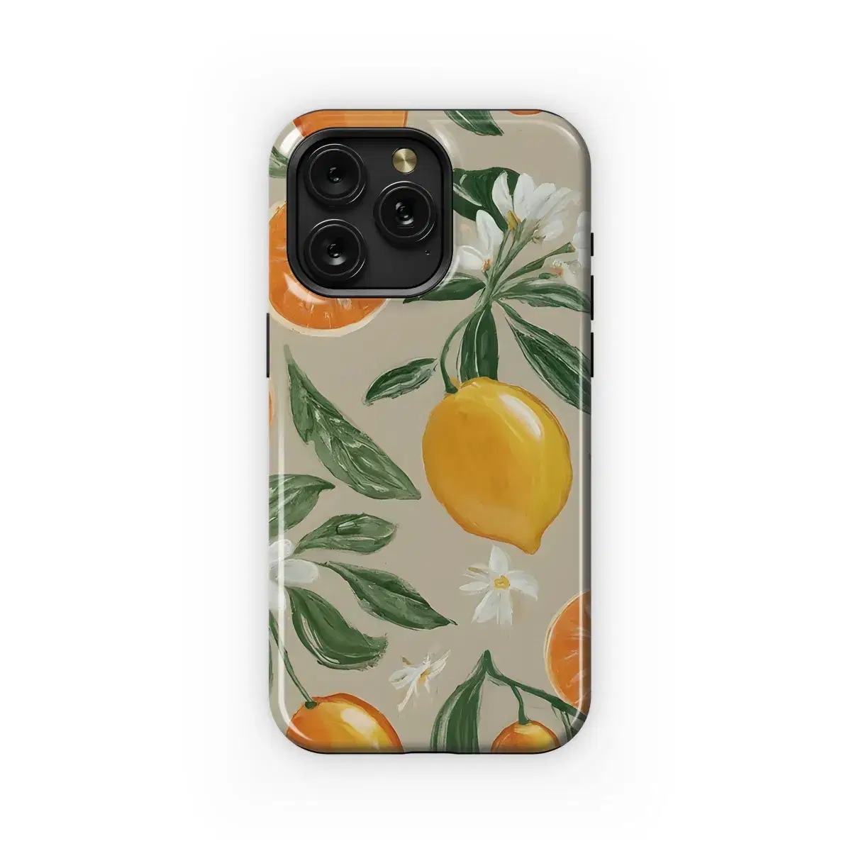 Watercolor Cherry and Lemon Phone Case iPhone Samsung Cover Pixel 3778 - Image 1