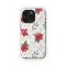 Watercolor Christmas Poinsettia Floral Art Phone Case iPhone Samsung Cover Pixel 8019 - Image 1