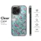 Watercolor Dinosaur and Rose Floral Pattern on Aqua Phone Case Cover for iPhone 17 Pro Max 16 15 13 Samsung S26 S25 Pixel 10036 - Image 8
