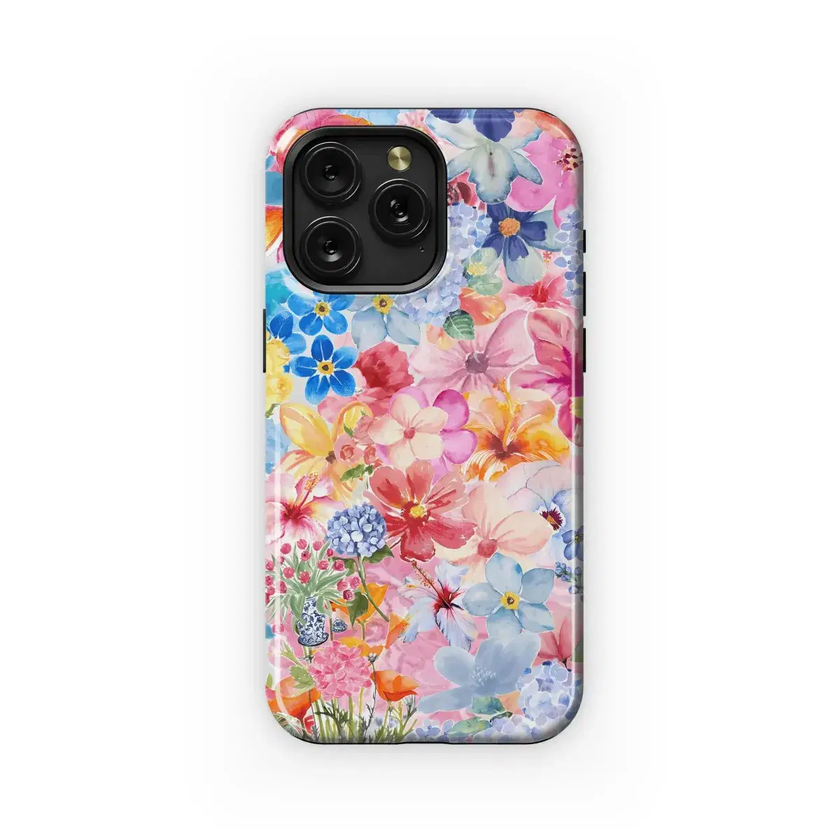 Watercolor Floral Bloom
 Phone Case iPhone Samsung Cover Pixel 4571 - Image 1