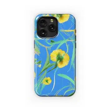 Watercolor Floral Print Phone Case iPhone Samsung Cover Pixel 3495 - Image 1
