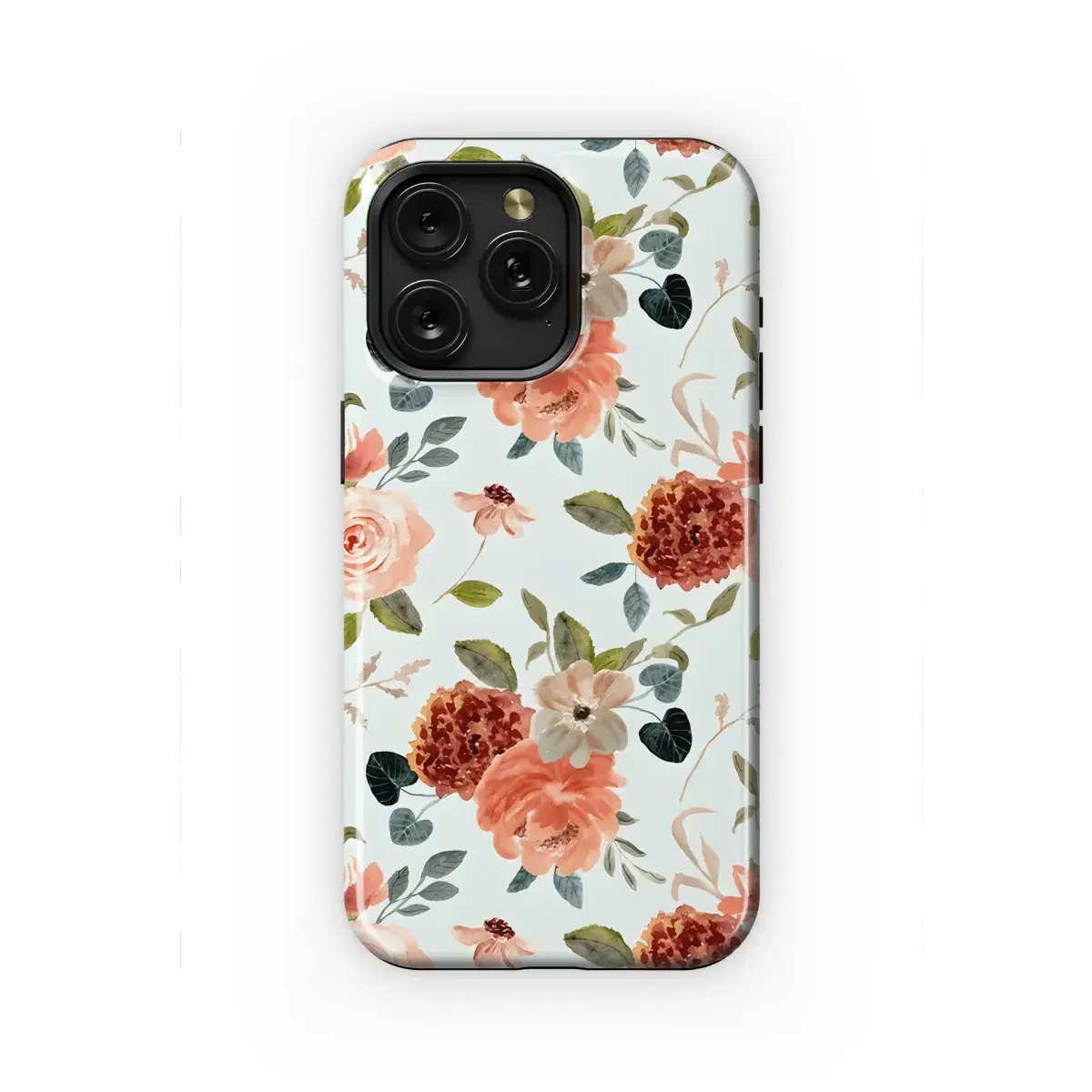 Watercolor Floral Seamless Pattern Phone Case iPhone Samsung Cover Pixel 2347 - Image 1