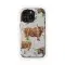 Watercolor Highland Cow Print Phone Case iPhone Samsung Cover Pixel 3417 - Image 1