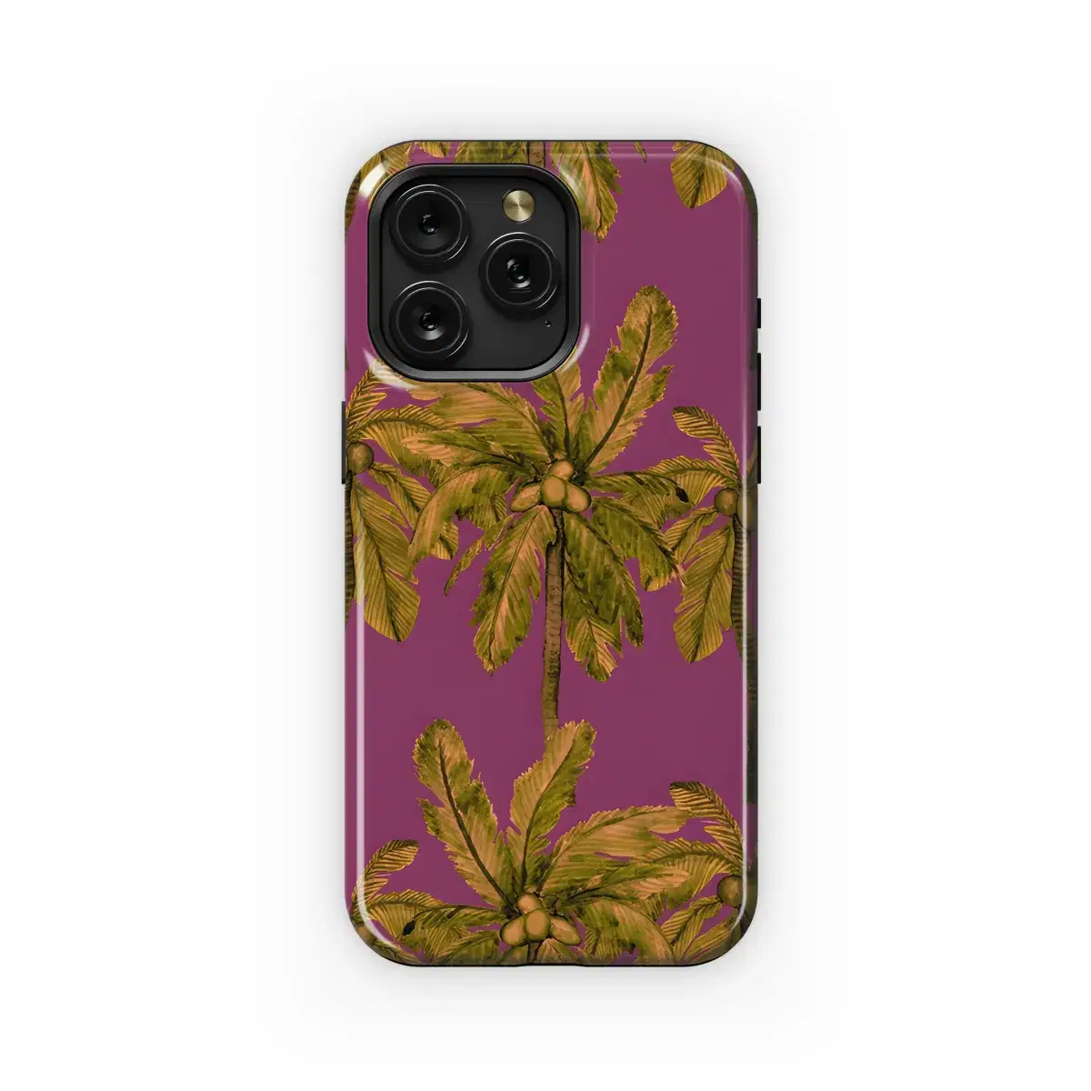 Watercolor Palm Tree Phone Case iPhone Samsung Cover Pixel 3261 - Image 1