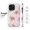 Watercolor Pink Cherry Blossom Floral with Cute Hearts Phone Case Cover for iPhone 17 Pro Max 16 15 13 Samsung S25 S24 Pixel 9373 - Image 6