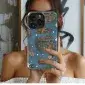 Watercolor Red Ribbon Pattern Phone Case iPhone Samsung Cover Pixel 5178 - Image 1