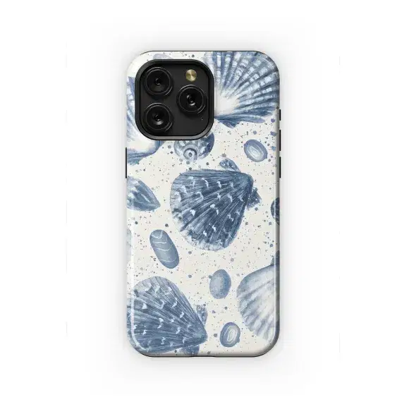 Watercolor Seashells Pattern Phone Case iPhone Samsung Cover Pixel 2332 - Image 1
