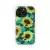 Watercolor Sunflower Bumblebees Teal Phone Case iPhone Samsung Cover Pixel 3777 - Image 1