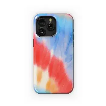 Watercolor Tie Dye Phone Case iPhone Samsung Cover Pixel 3814 - Image 1