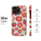 Watercolor Tomato Illustration Summer Garden Pattern Phone Case Cover for iPhone 17 Pro Max 16 15 13 Samsung S25 S24 Pixel 8793 - Image 7
