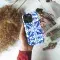 Watercolour Floral Tile Phone Case iPhone Samsung Cover Pixel 3454 - Image 4