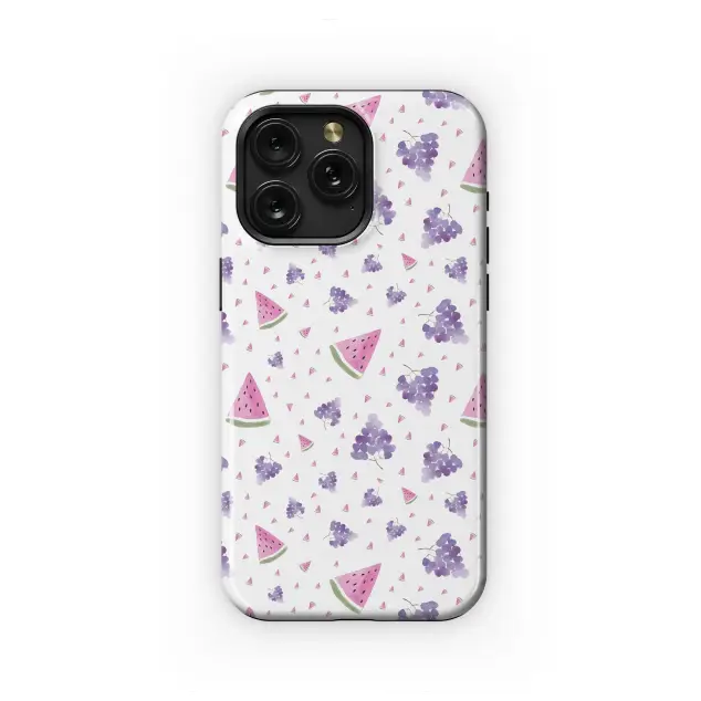 Watermelon & Grape Delight
 Phone Case iPhone Samsung Cover Pixel 5911