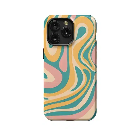 Wavy Abstract Groovy Phone Case iPhone Samsung Cover Pixel 1382 - Image 1